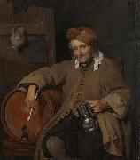 Gabriel Metsu The Old Drinker oil painting on canvas
